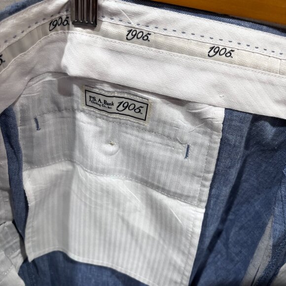 Jos. A. Bank Slim fit Linen Suit Separates Pants Lt: blue SZ: 42/32 - Picture 10 of 10